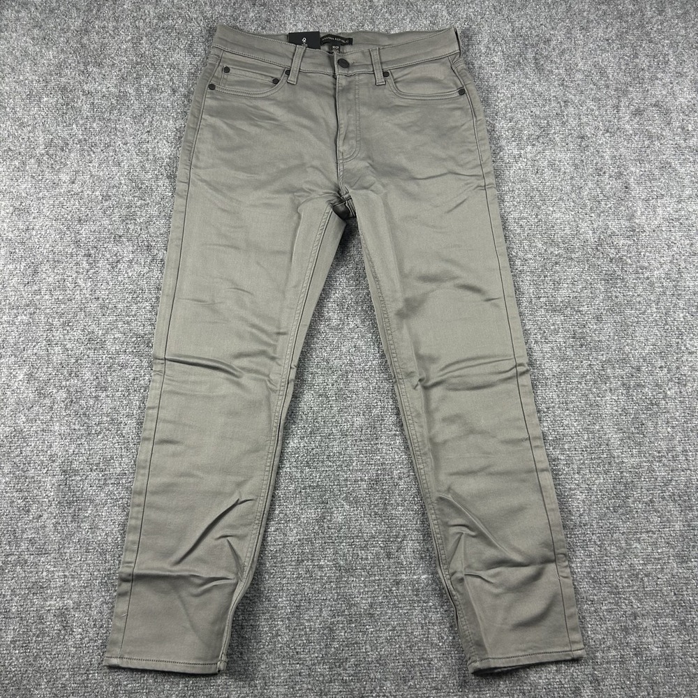 Banana Republic Pants Mens 30x29 Gray‎ Chino 5 Pocket Casual Everyday Stretch